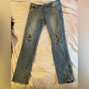 Ksubi Patched and Ripped jeans